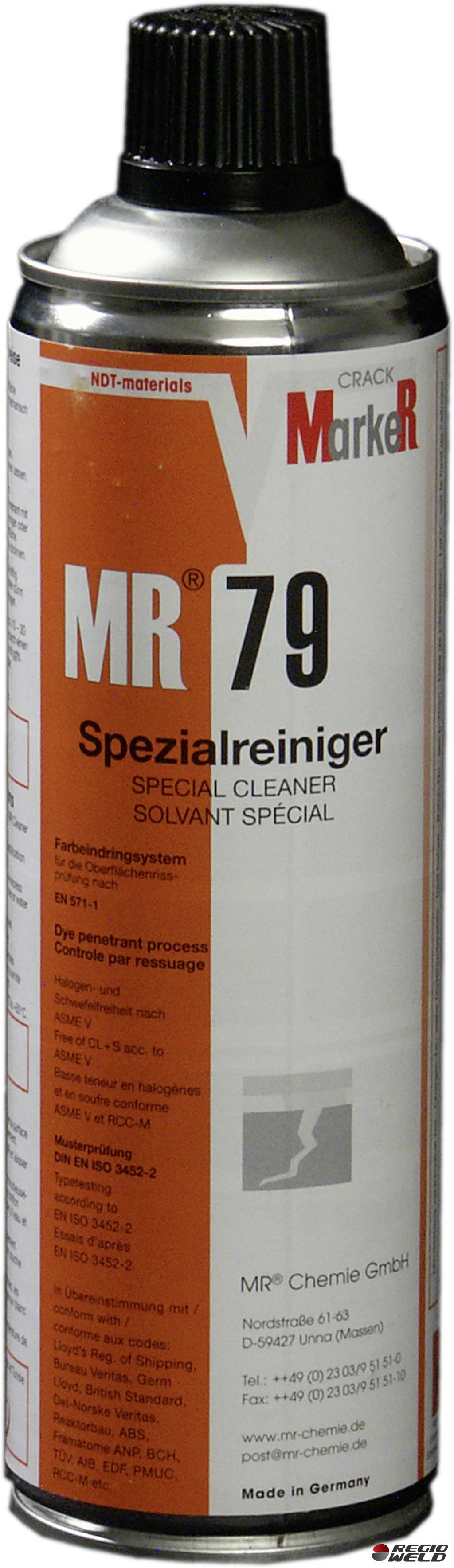 MR 79 Spezialreiniger, 500 ml Aerosoldose, Reinigung und Pflege, chemische  Produkte, Schweißtechnisches Zubehör